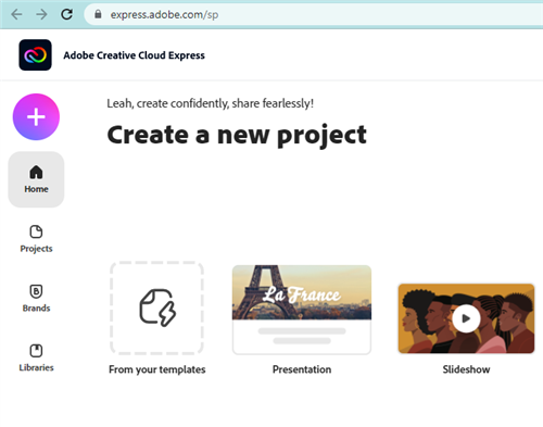 adobe creative cloud dashboard
